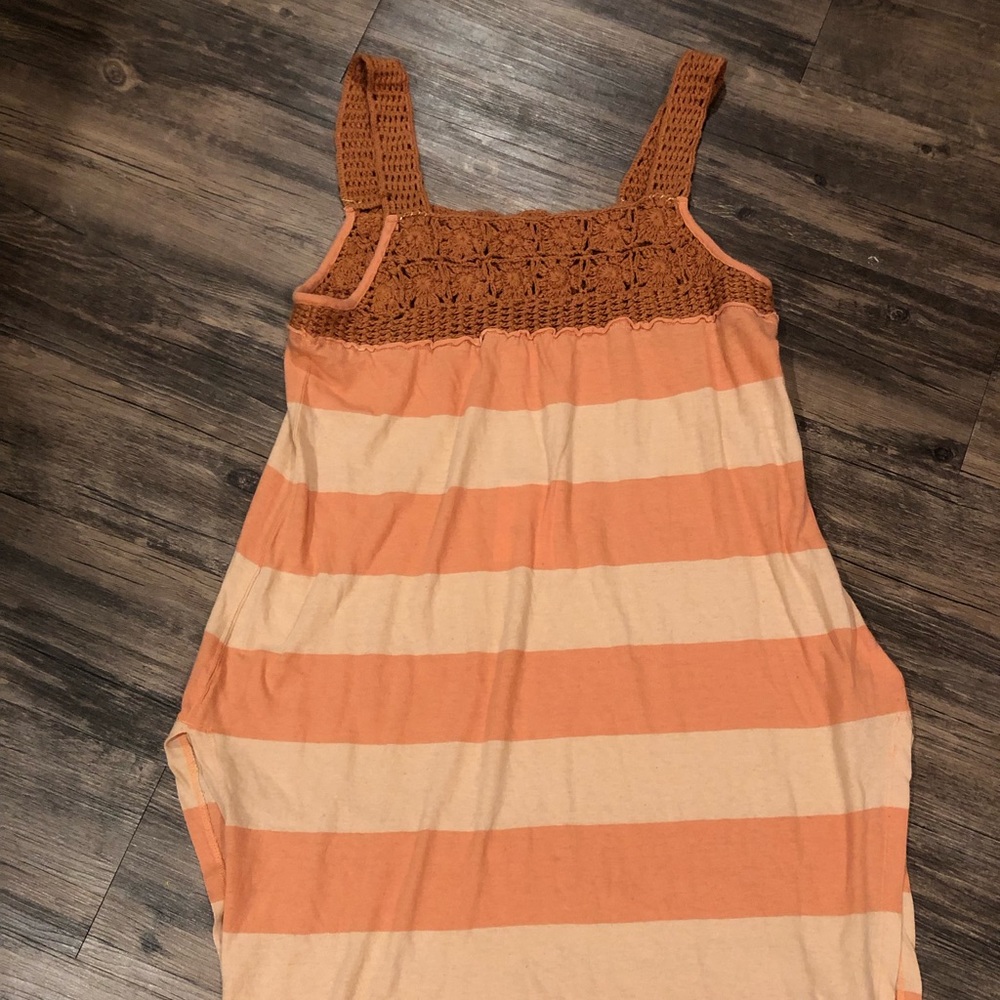 NWT Free People Luca Striped Crochet Dress - Picture 2 of 7